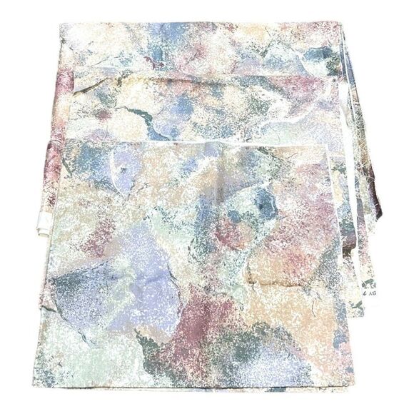 Vintage Abstract Fabric Remnants 3 pieces Retro Indoor Outdoor Stain Resistant - Picture 1 of 11